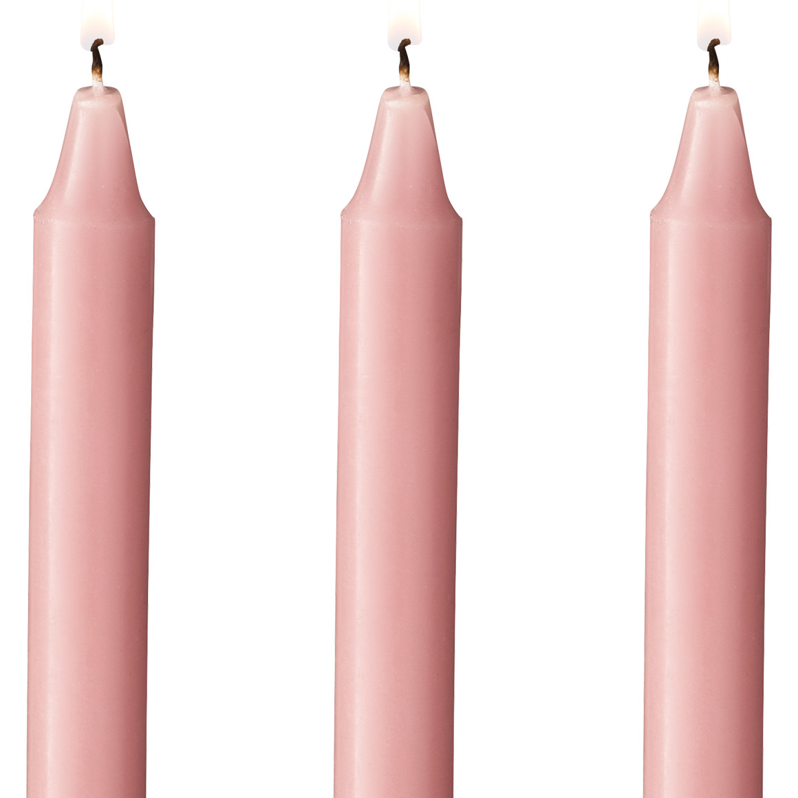 4 Stabkerzen unifarbend