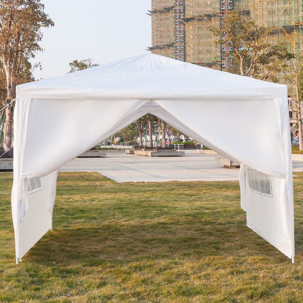 FCH Partyzelt, 3x3m Pavillon Festzelt Wasserdicht mit 4 seitenteilen