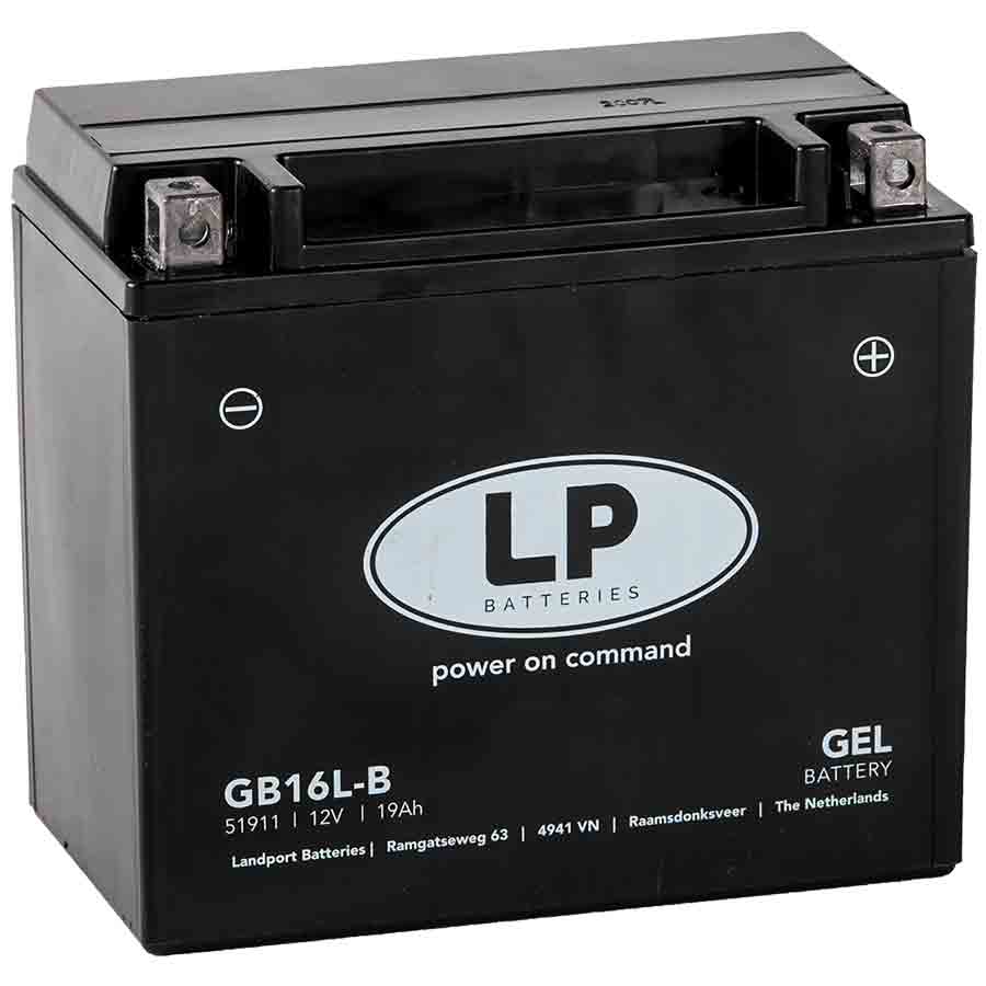 Landport GB16L-B GEL Motorrad Batterie, 12 V 16 AH - ATU