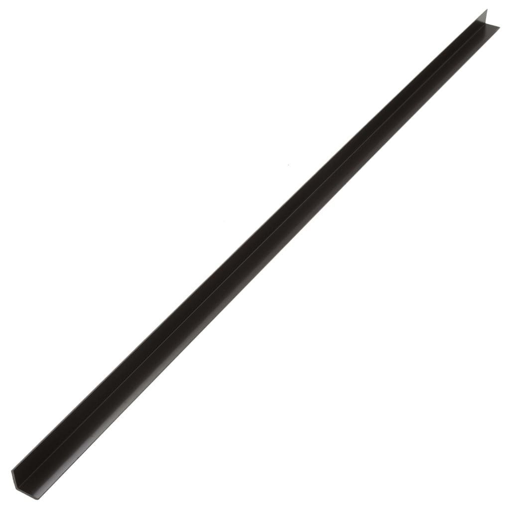 Teppichboden Winkelleisten 5 Stk. WPC 170 cm Dunkelbraun, vidaXL, Höhe: 4.5 mm