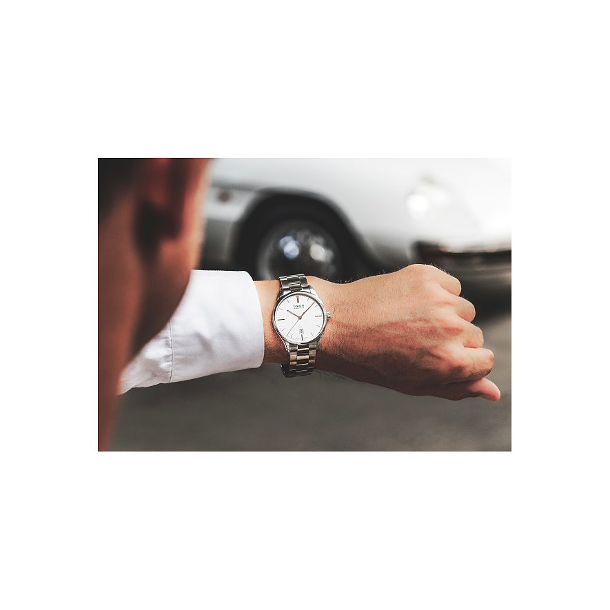 Union Glashütte Herrenuhr Viro Datum 41 mm