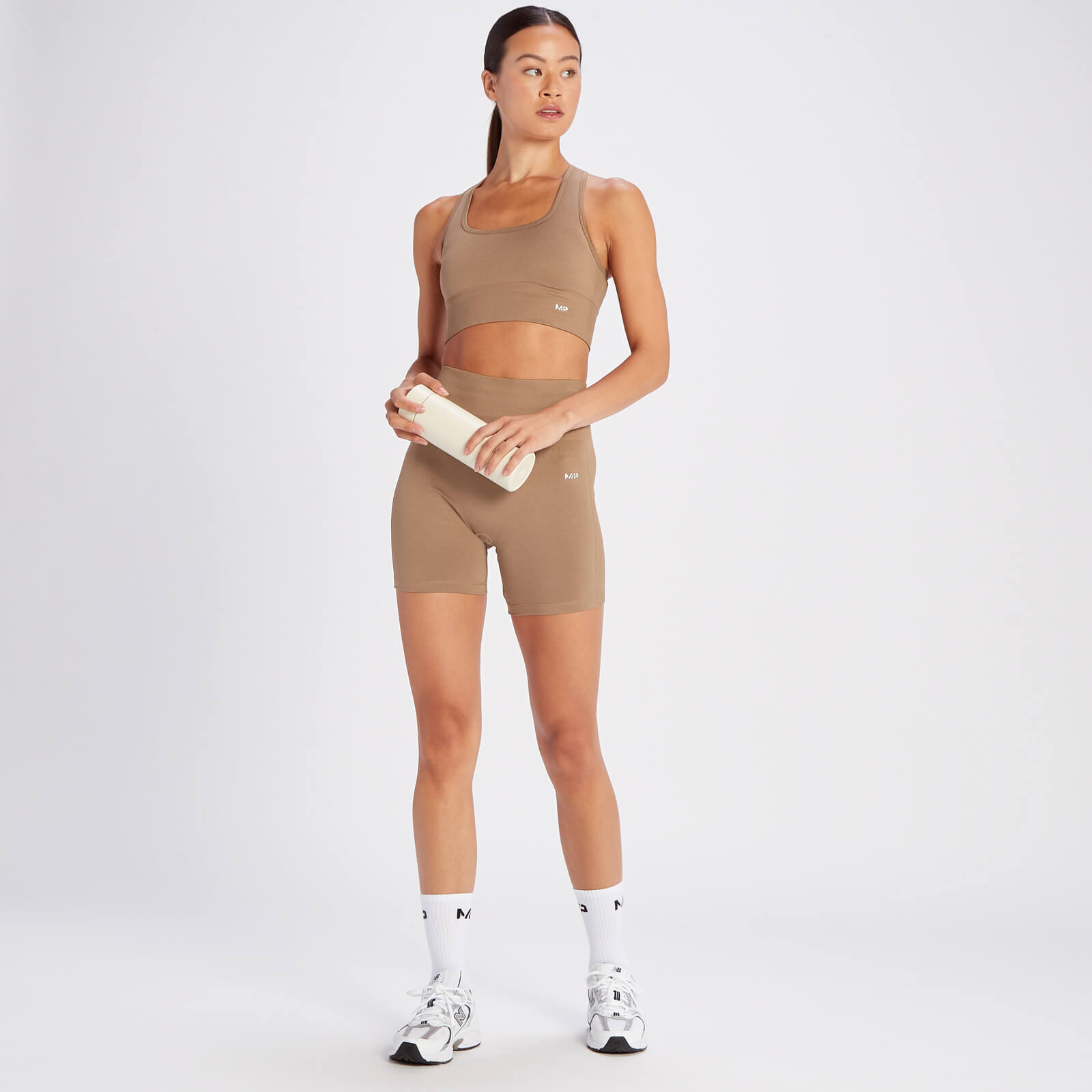 Cycliste sans coutures MP Shape pour femmes – Caramel