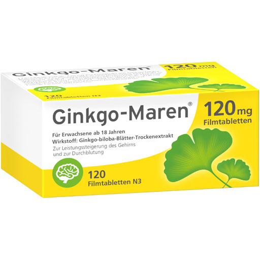 GINKGO-MAREN 120 mg Filmtabletten  120 St  Filmtabletten