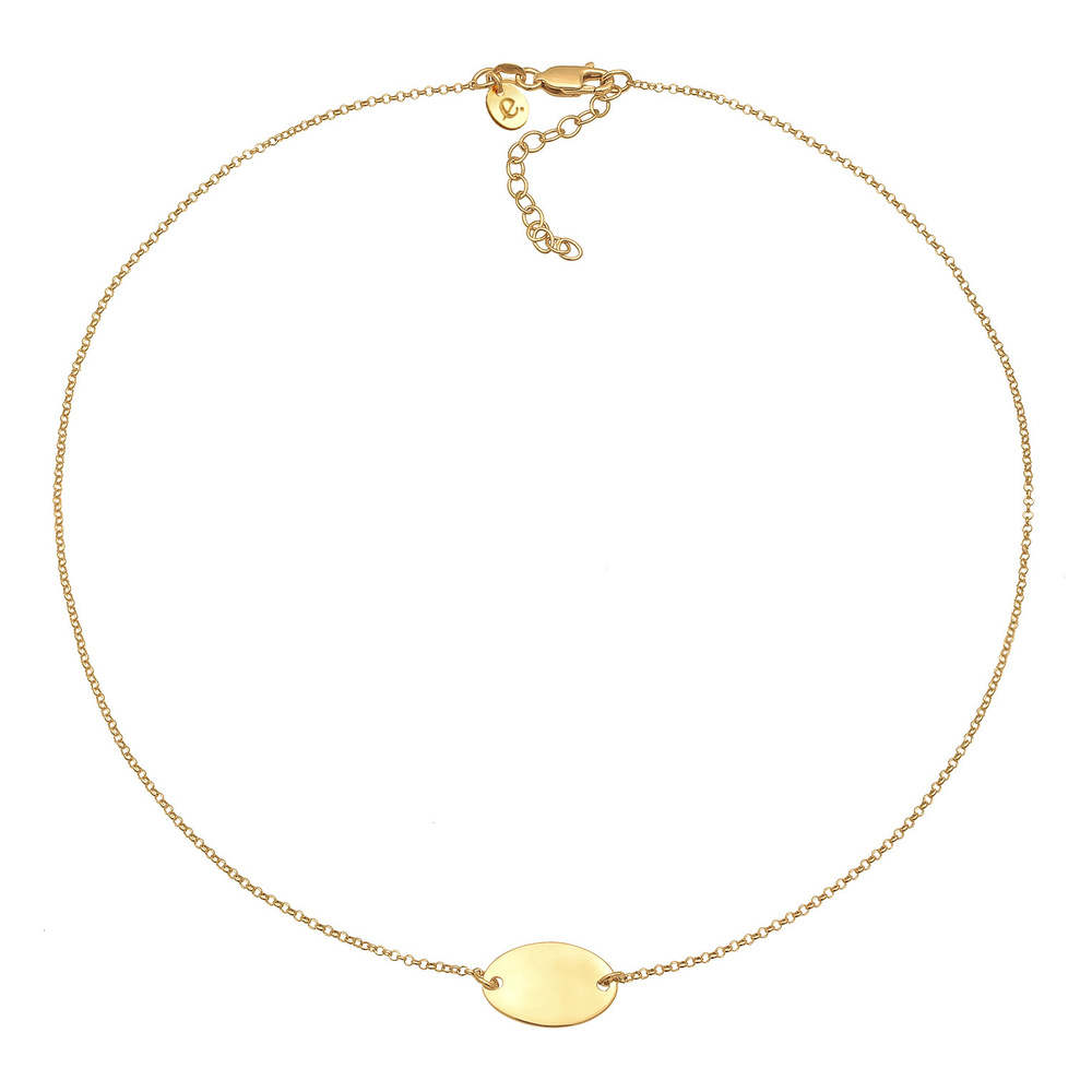 Elli Elli Collier Plättchen 925 Silber collier