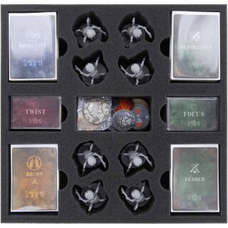 Feldherr Schaumstoff-Set für Fireteam Zero Brettspiel-Box