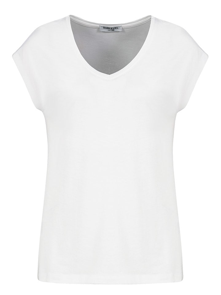 Sublevel 2er-Set: Shirts in Rosa/ Weiß günstig kaufen