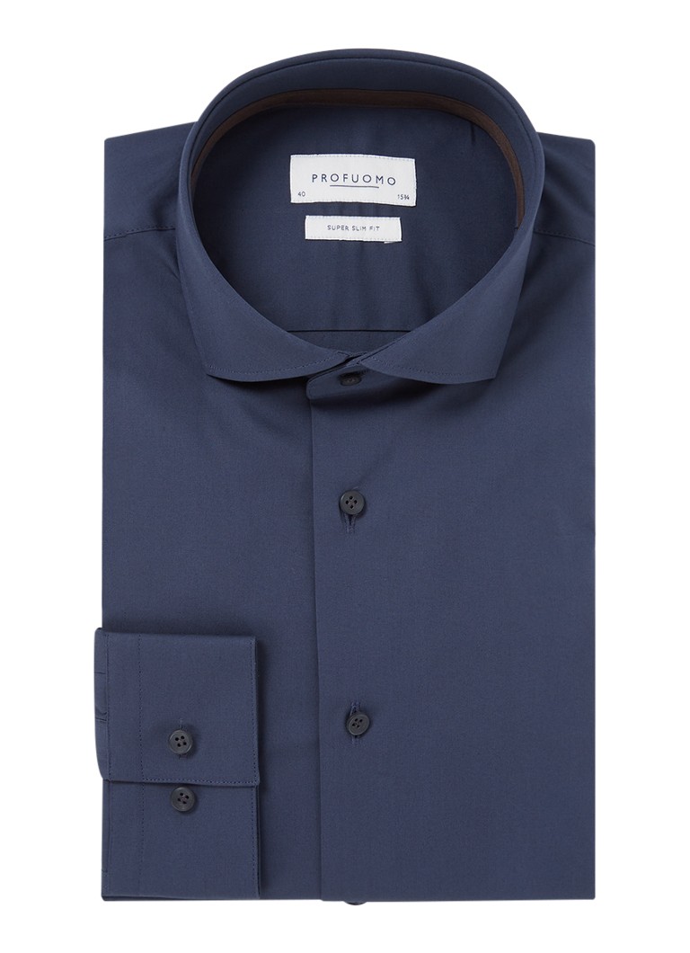 Profuomo Extra slim fit košulja s izrezanim ovratnikom