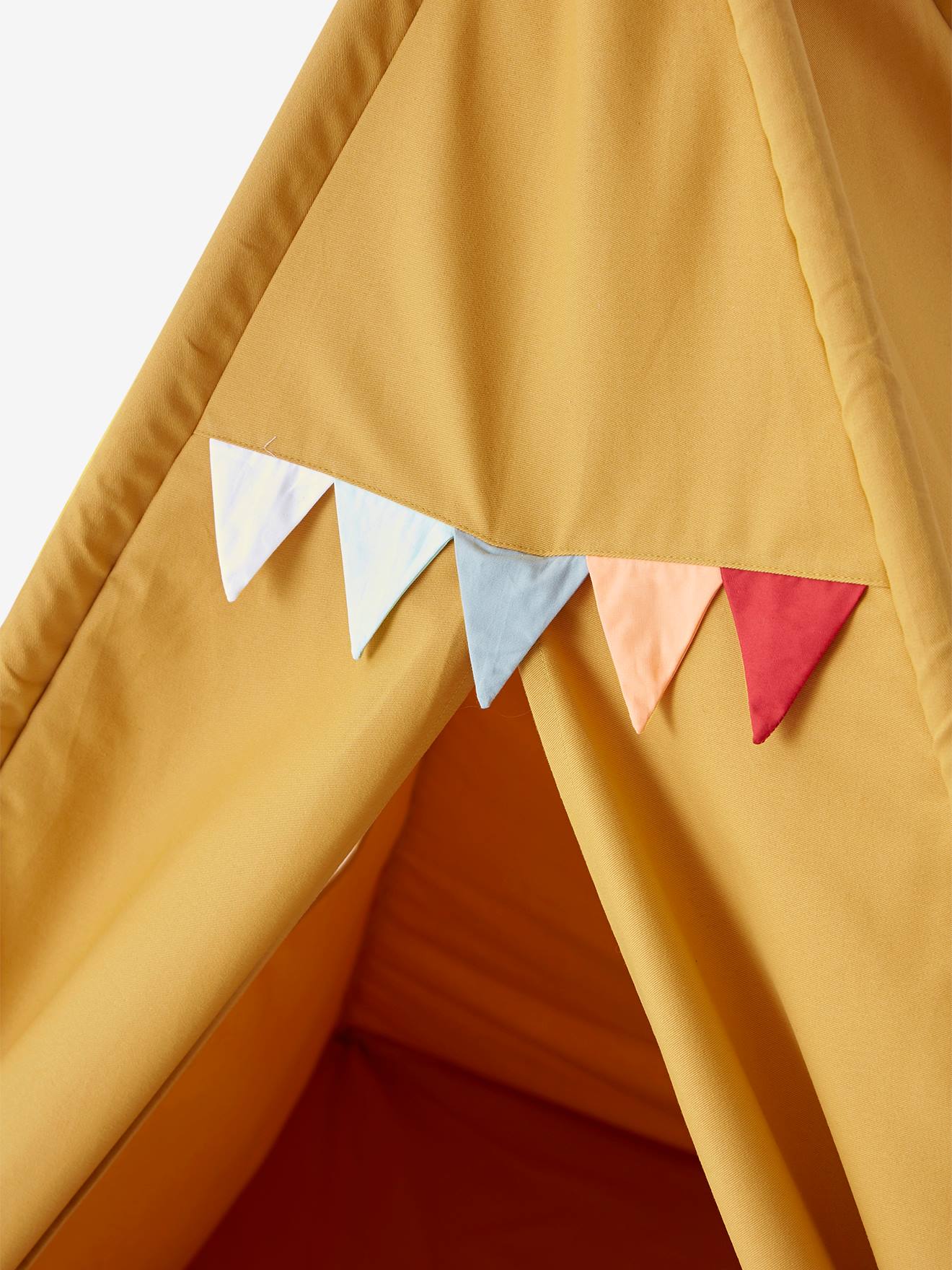 Vertbaudet Kinder Spielzelt, Tipi FALKE - wollweiß