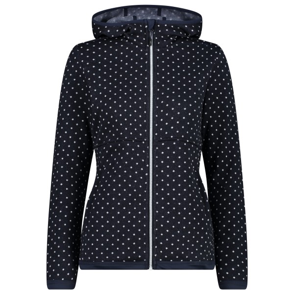 CMP - Women's Jacket Fix Hood Jacquard Knitted 33H1966 - Fleecejacke