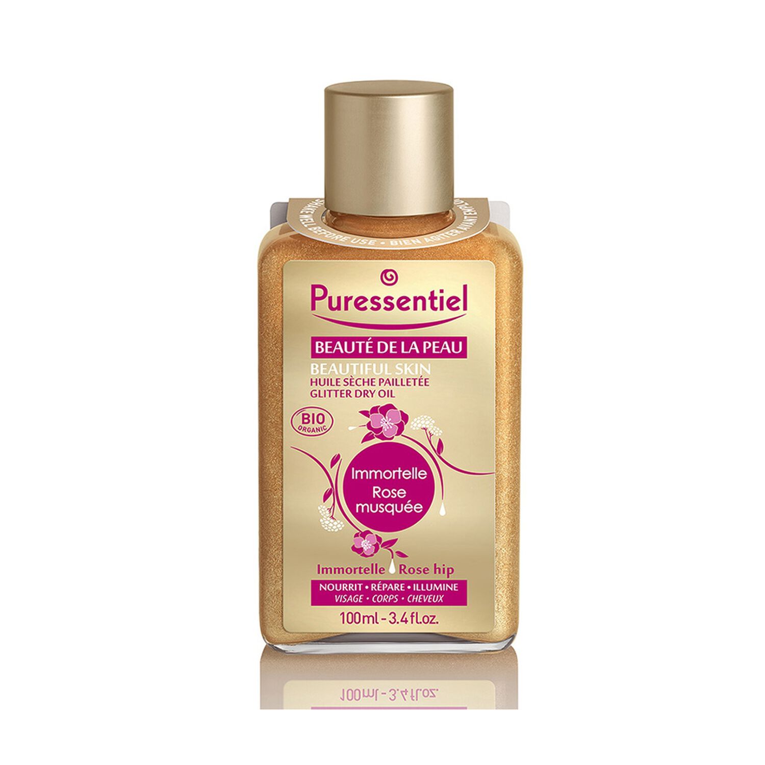 Puressentiel Beauté de la Peau Huile Sèche Pailletée Bio 100 ml