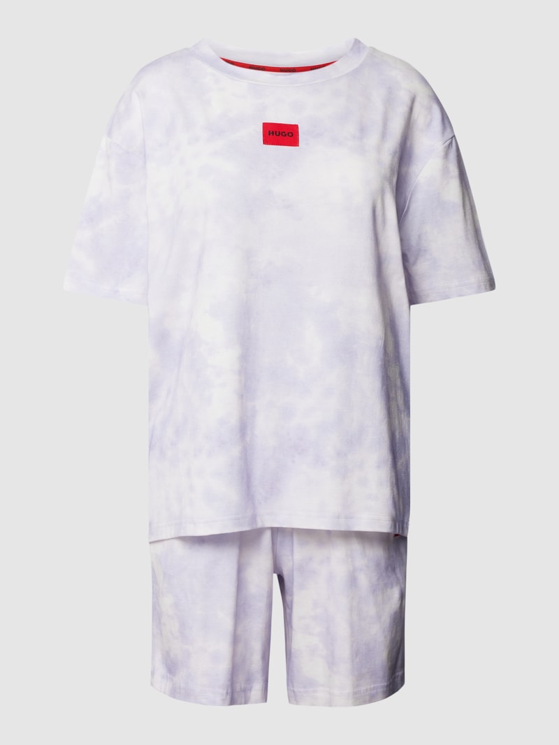 Pyjama in Batik-Optik Modell 'SPLASH_SHORT SET' in lila