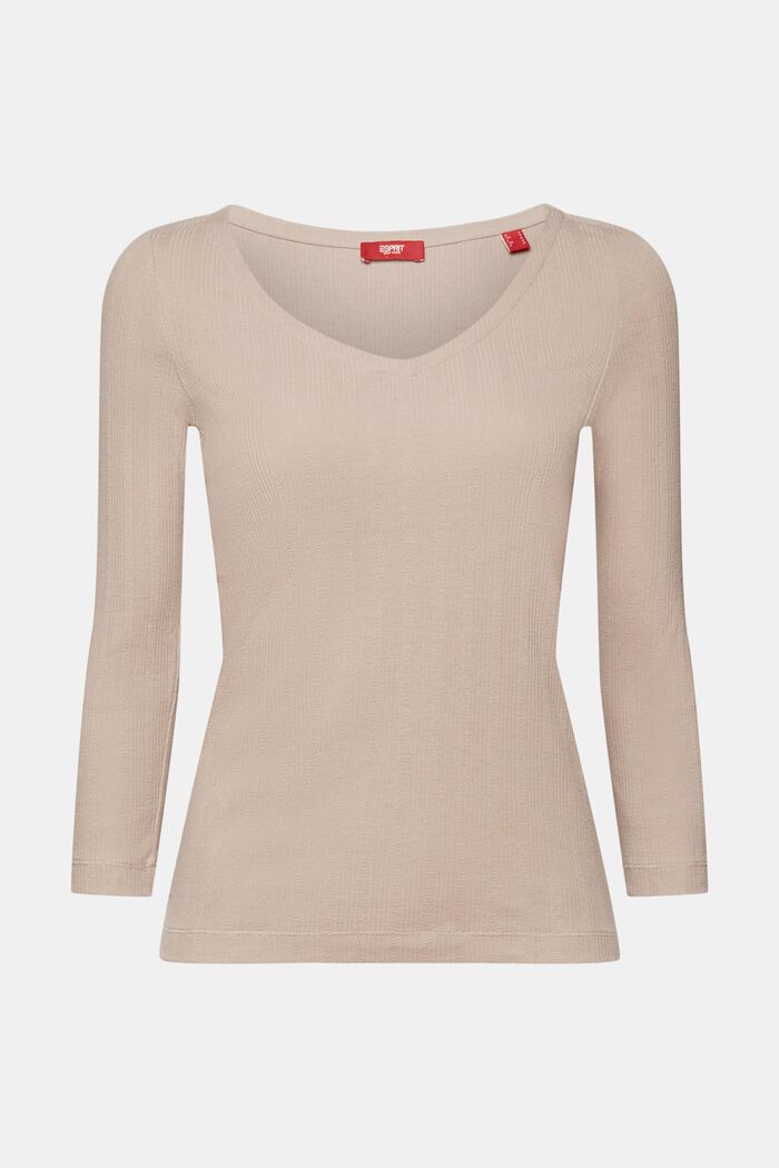 Longsleeve im Pointelle-Design