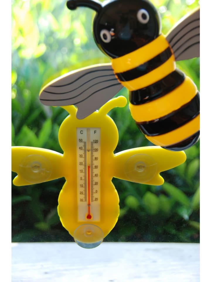 Esschert Design Fensterthermometer in gelb/schwarz günstig kaufen onesize