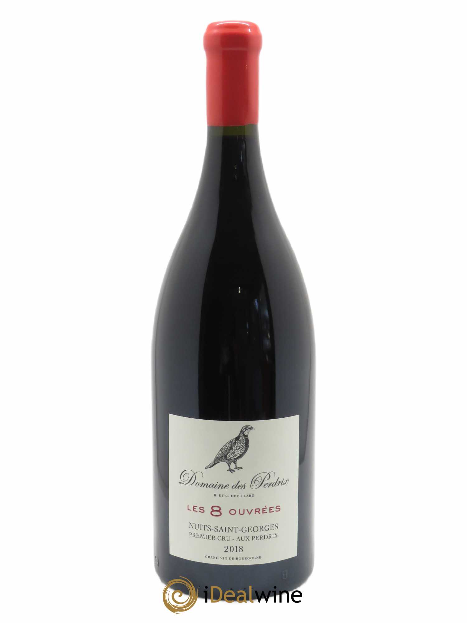 Nuits Saint-Georges 1er Cru Aux Perdrix Les 8 Ouvrées Perdrix (Domaine des)  2018 - Lot de 1 Magnum