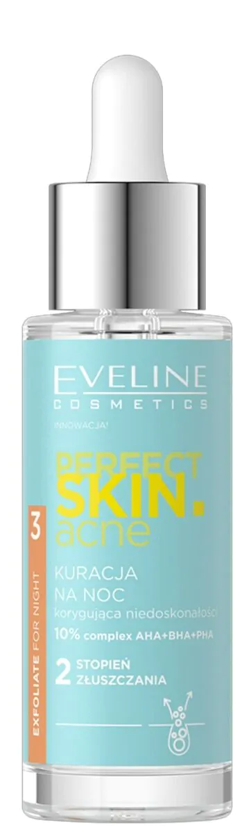 Eveline Perfect Skin ноћни третман против акни са 10% киселина