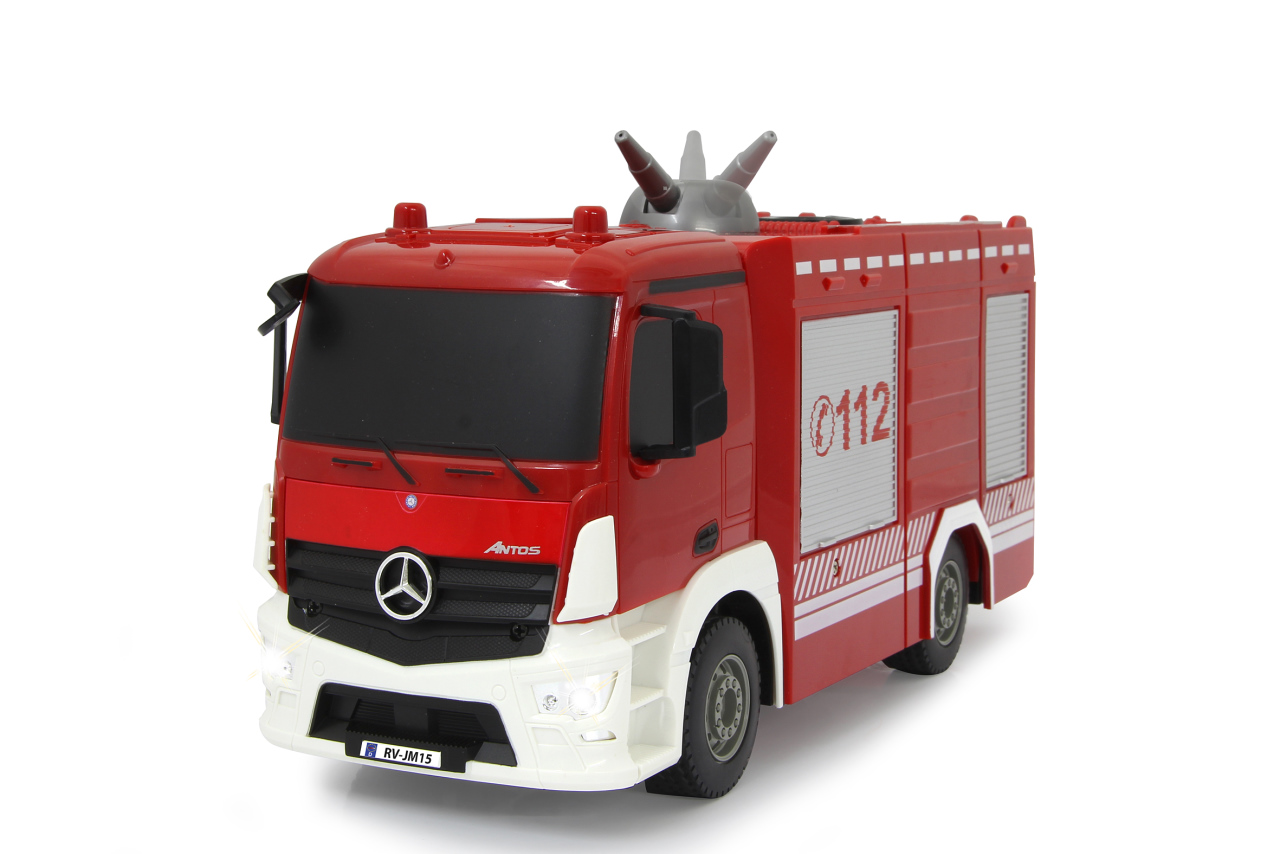Jamara e.K. JAMARA Feuerwehr TLF mit Spritzfunktion Mercedes-Benz Antos 1:26 2,4GHz