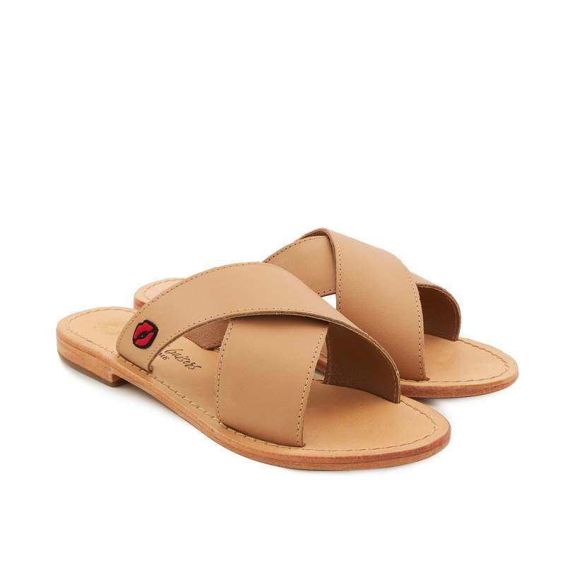 Sandales en cuir Marcella Nude