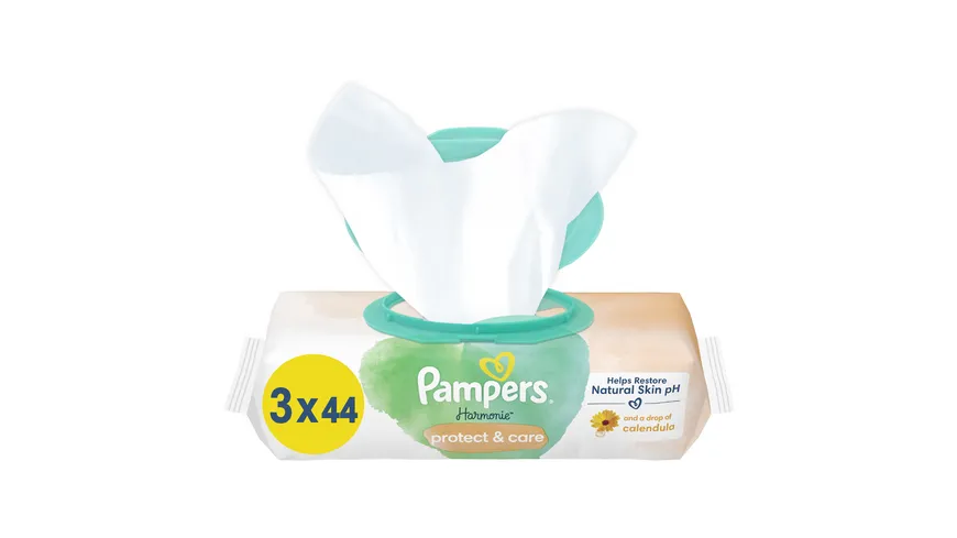 Pampers Harmonie Feuchttücher Protect & Care Calendula