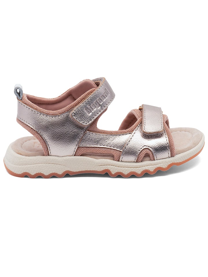 bisgaard Sandalen in Silber/ Rosa günstig kaufen
