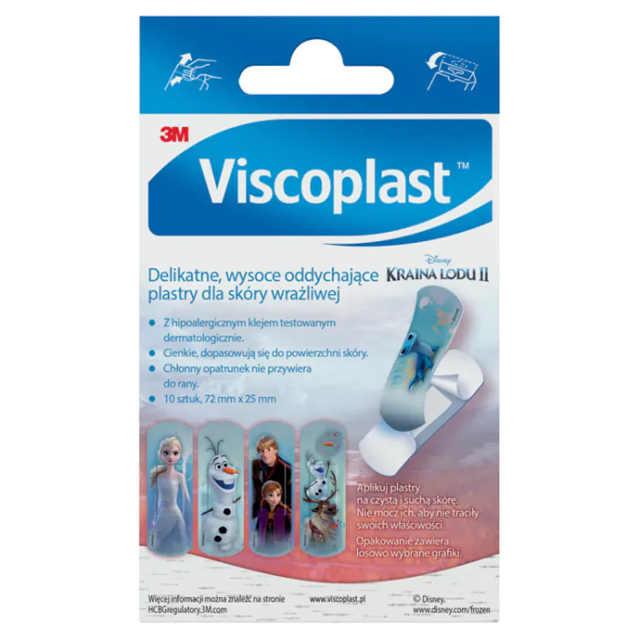 Viscoplast Frozen, curativos infantis