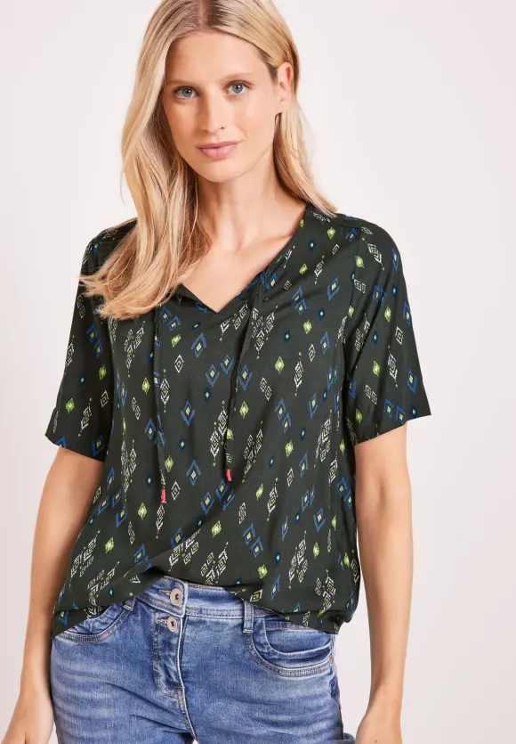 CECIL Bluse mit Minimalprint