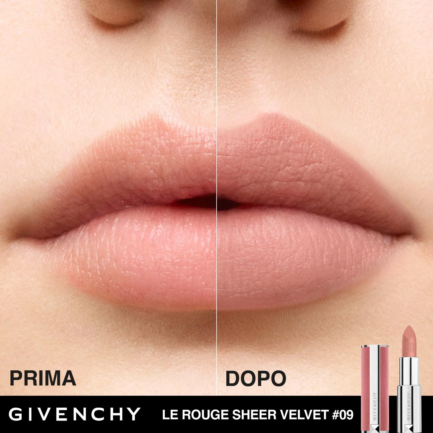 Le Rouge Sheer Velvet Lips - мат кармин, кармин