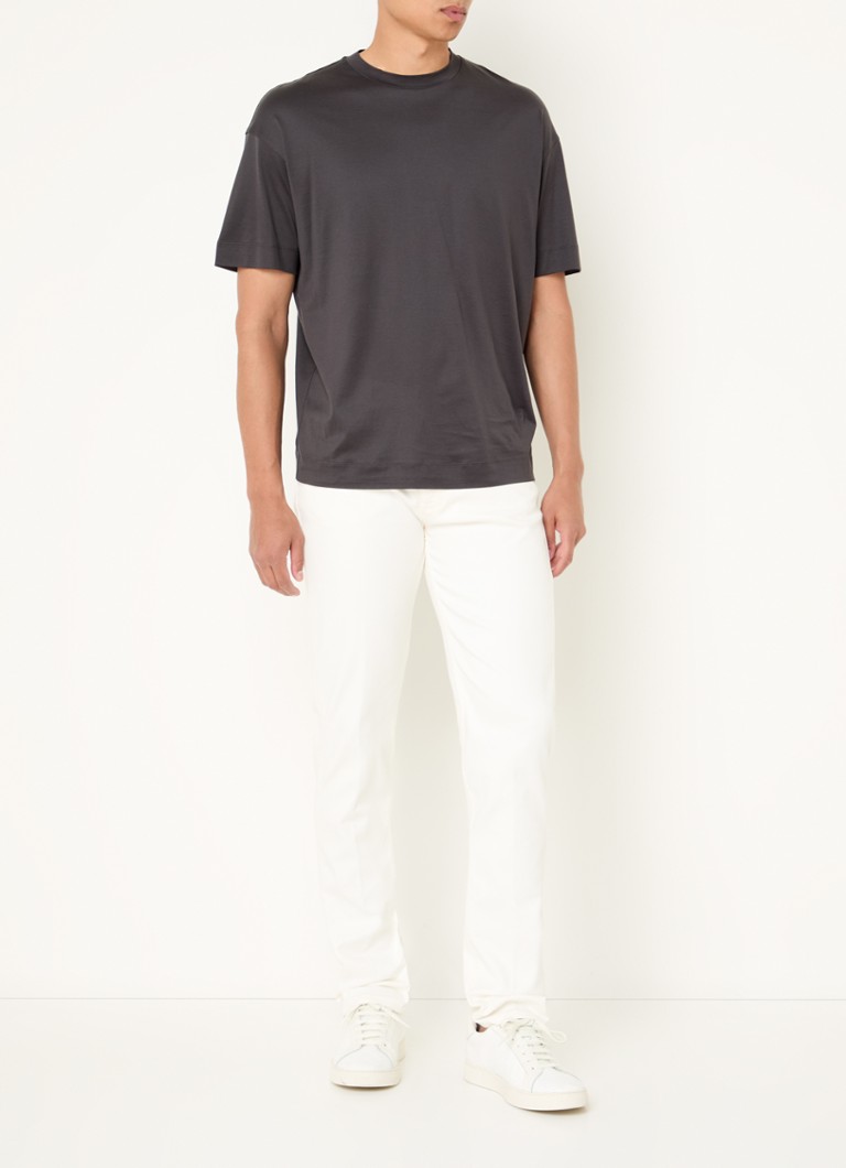 Blugi skinny Emporio Armani cu imprimeu distressed colorat