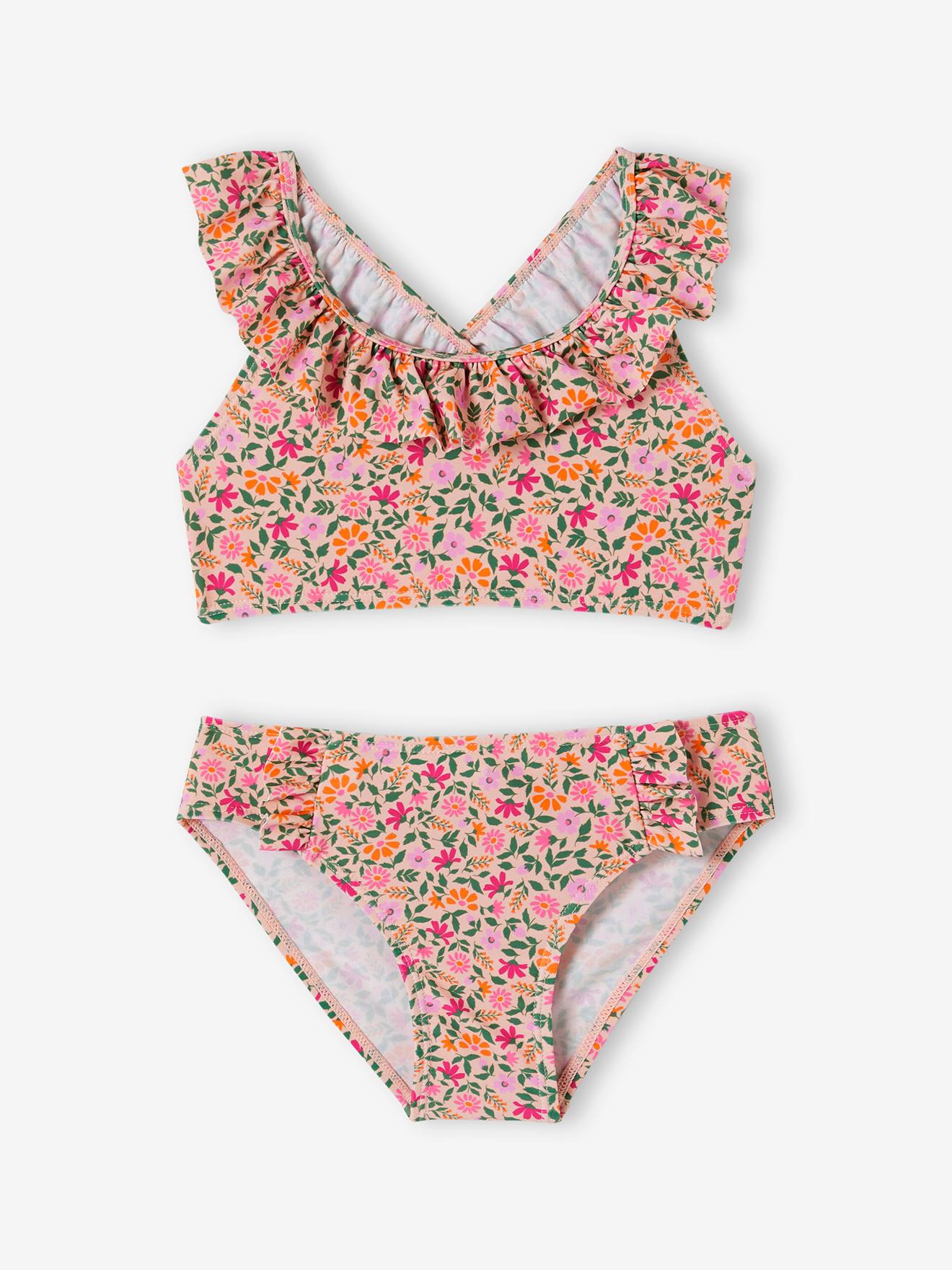 Vertbaudet Mädchen Bikini Oeko-Tex - hellrosa