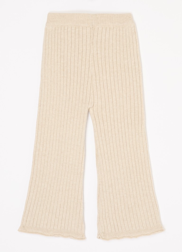 Pantaloni cu croi larg Nienis de la Donsje Amsterdam, confecționați dintr-un amestec de lână merinos.