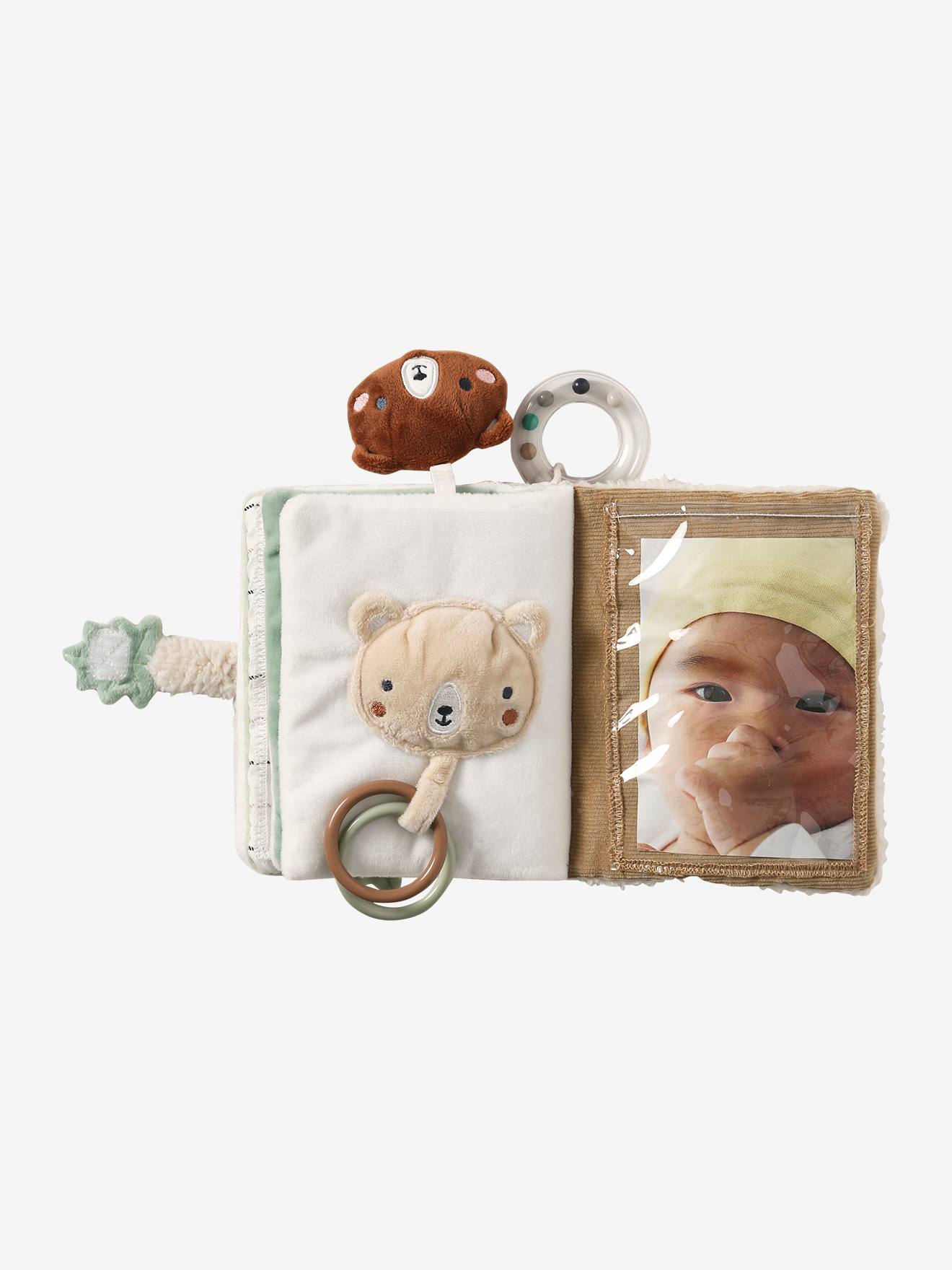 Vertbaudet Baby Activity-Buch GRÜNER WALD - braun
