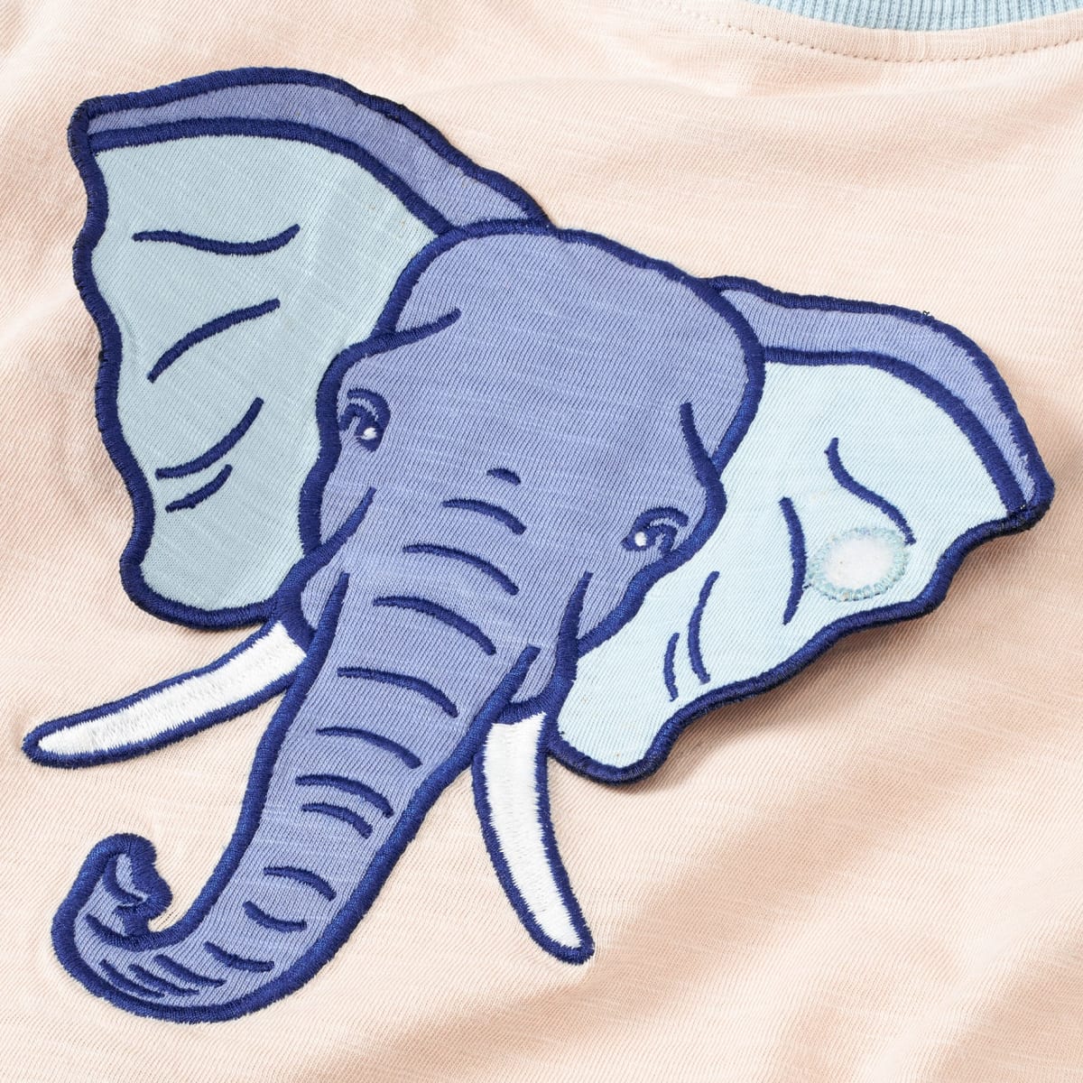 T-Shirt mit Elefanten-Motiv, beige, Gr. 104, 1 St