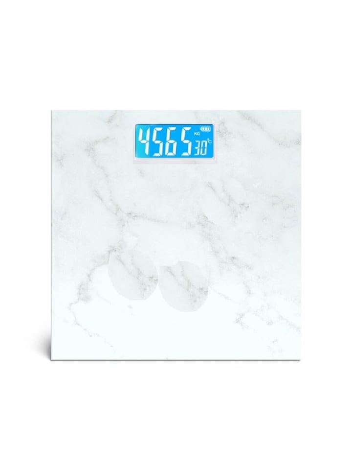 Cheffinger Cheffinger Personenwaage Waage Körperwaage Blau LCD Digital 180kg in Weiß günstig kaufen onesize
