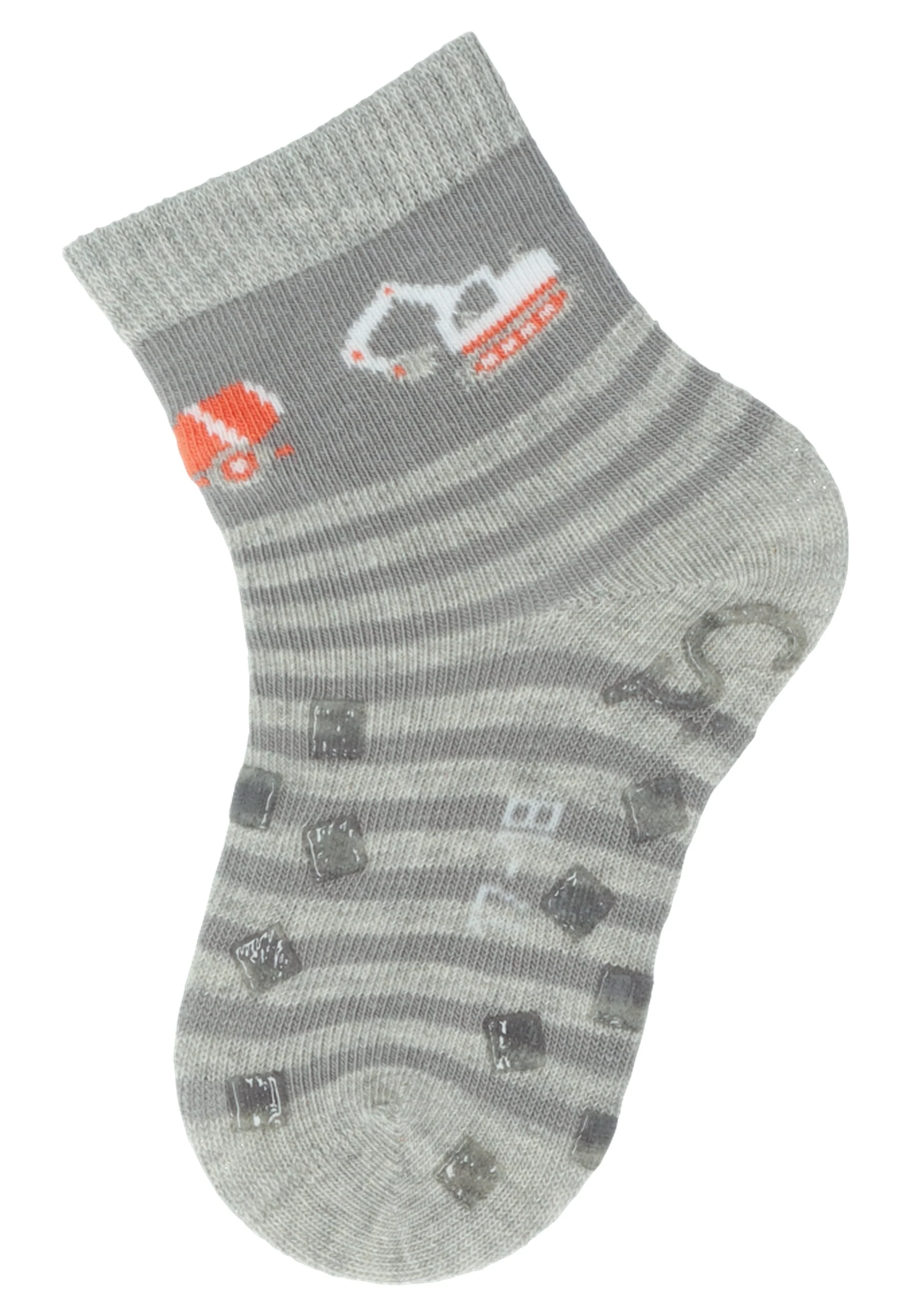 ABS Krabbelsocken im 2er Pack mit Motiv Bagger