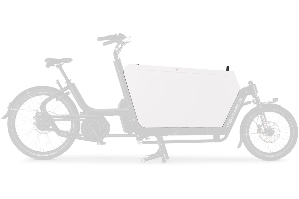 Urban Arrow Aluminium Kiste L weiu00df
