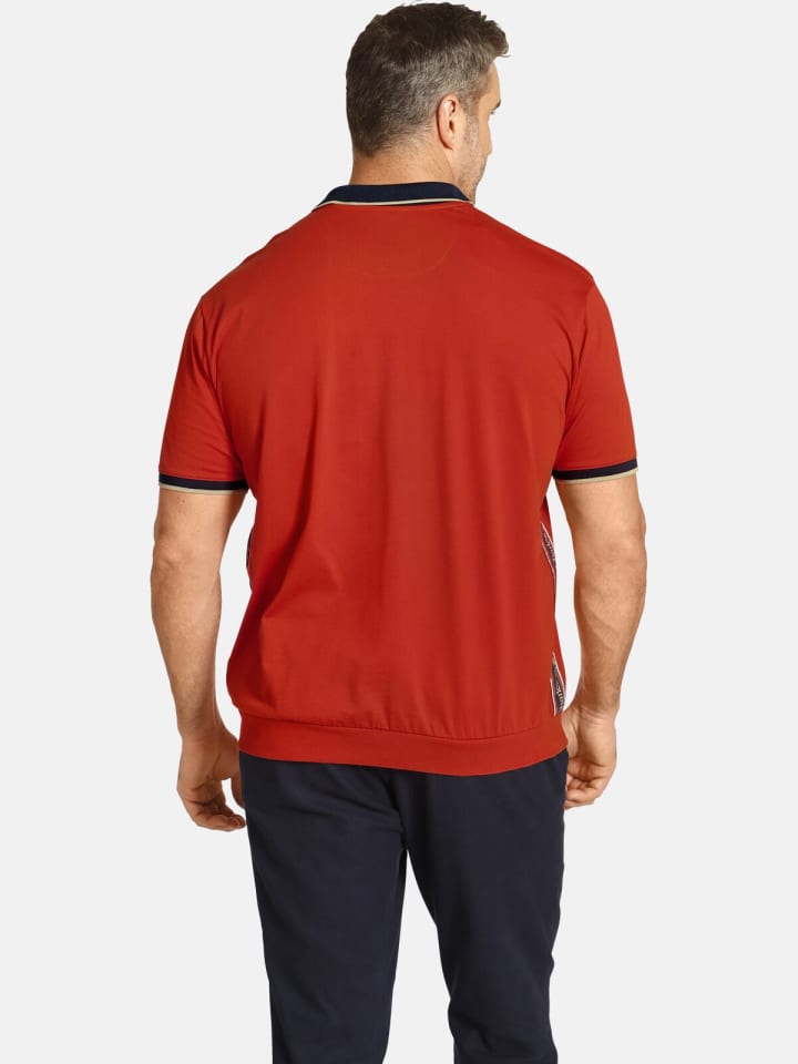 Charles Colby Poloshirt EARL FIDDERS in dunkelorange günstig kaufen