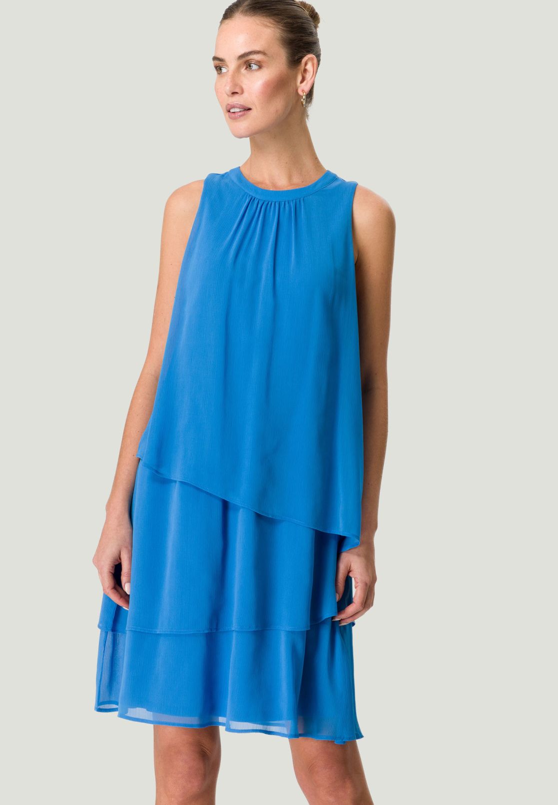 Stufenkleid mit Lagen Look