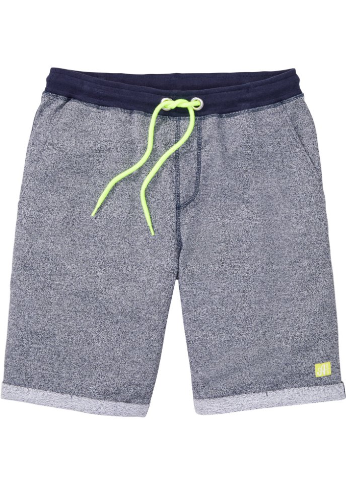 Sweat-Shorts in Denim-Optik
