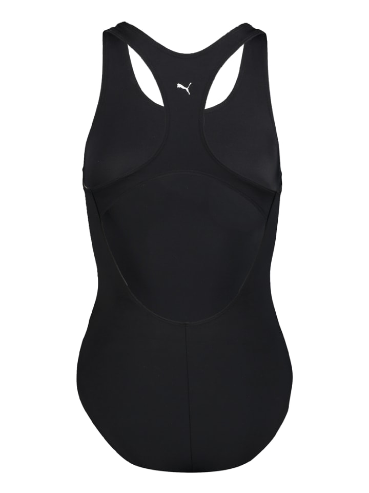 Puma BadeanzugSWIM WOMEN RACERBACK SWIMSUIT inSchwarz günstig kaufen