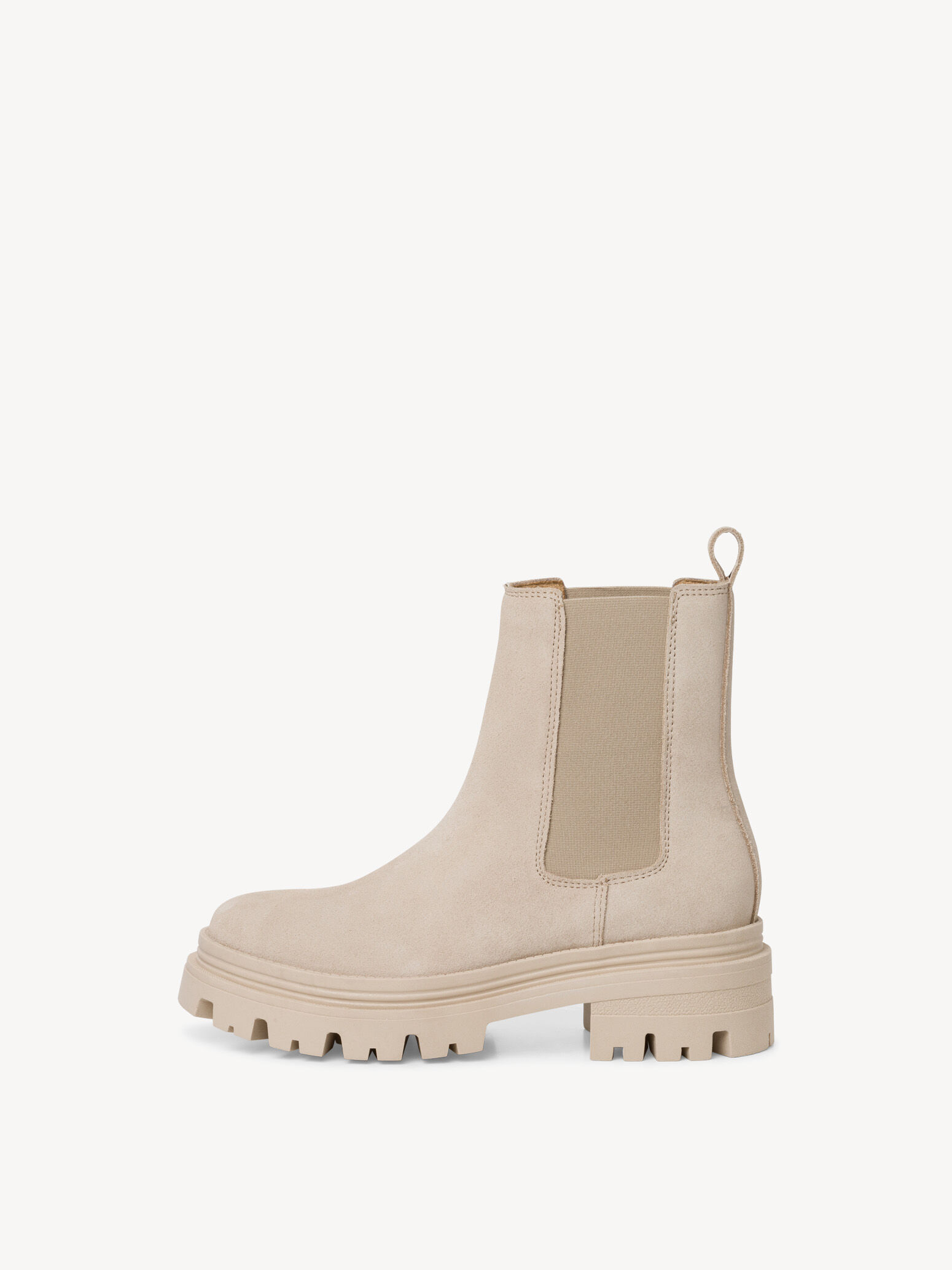 Bottine Chelsea en cuir - marron