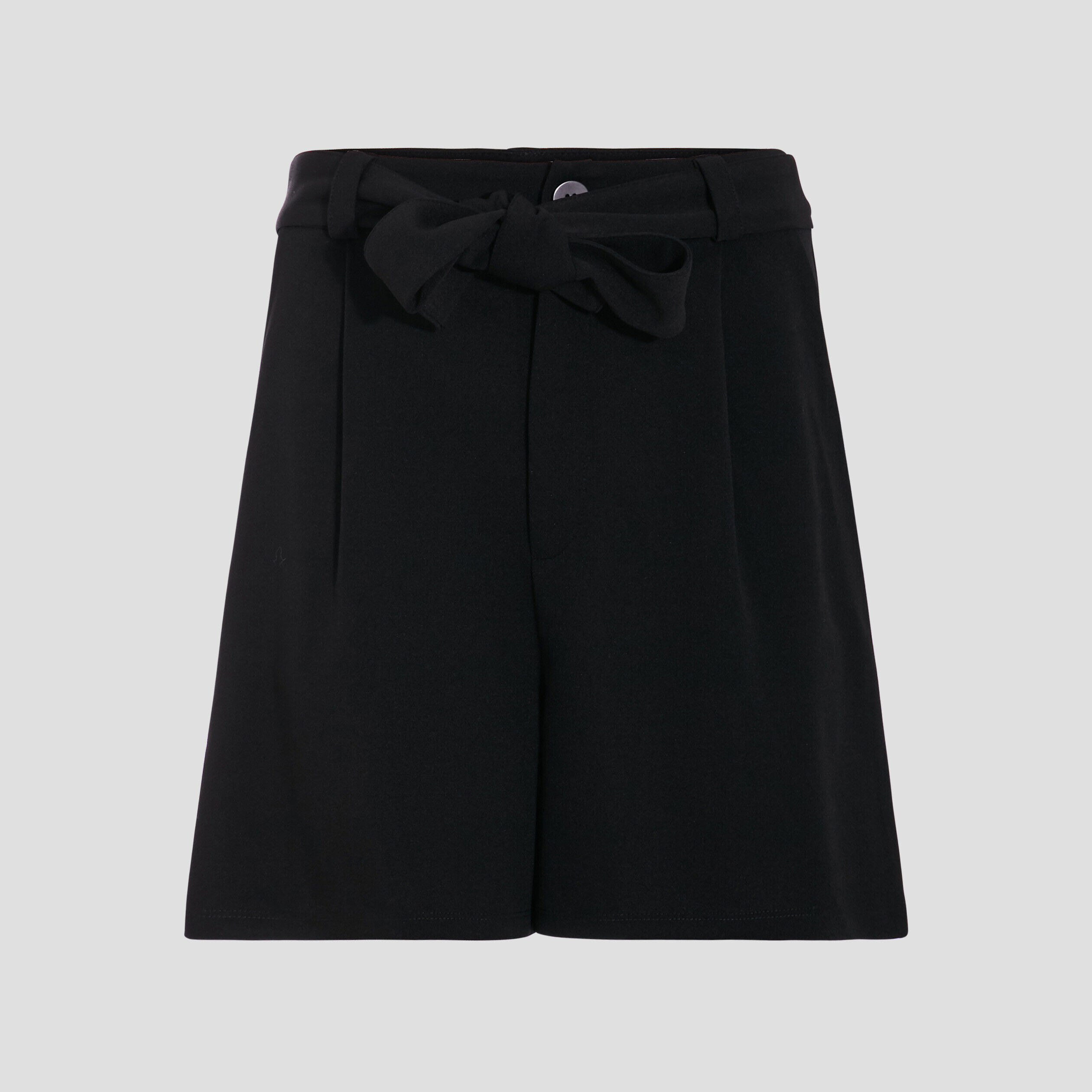 Short droit ceinturé noir femme | Cache Cache