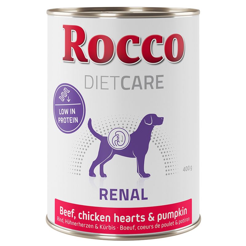 Rocco Diet Care Renal Rind mit Hühnerherzen & Kürbis 400 g