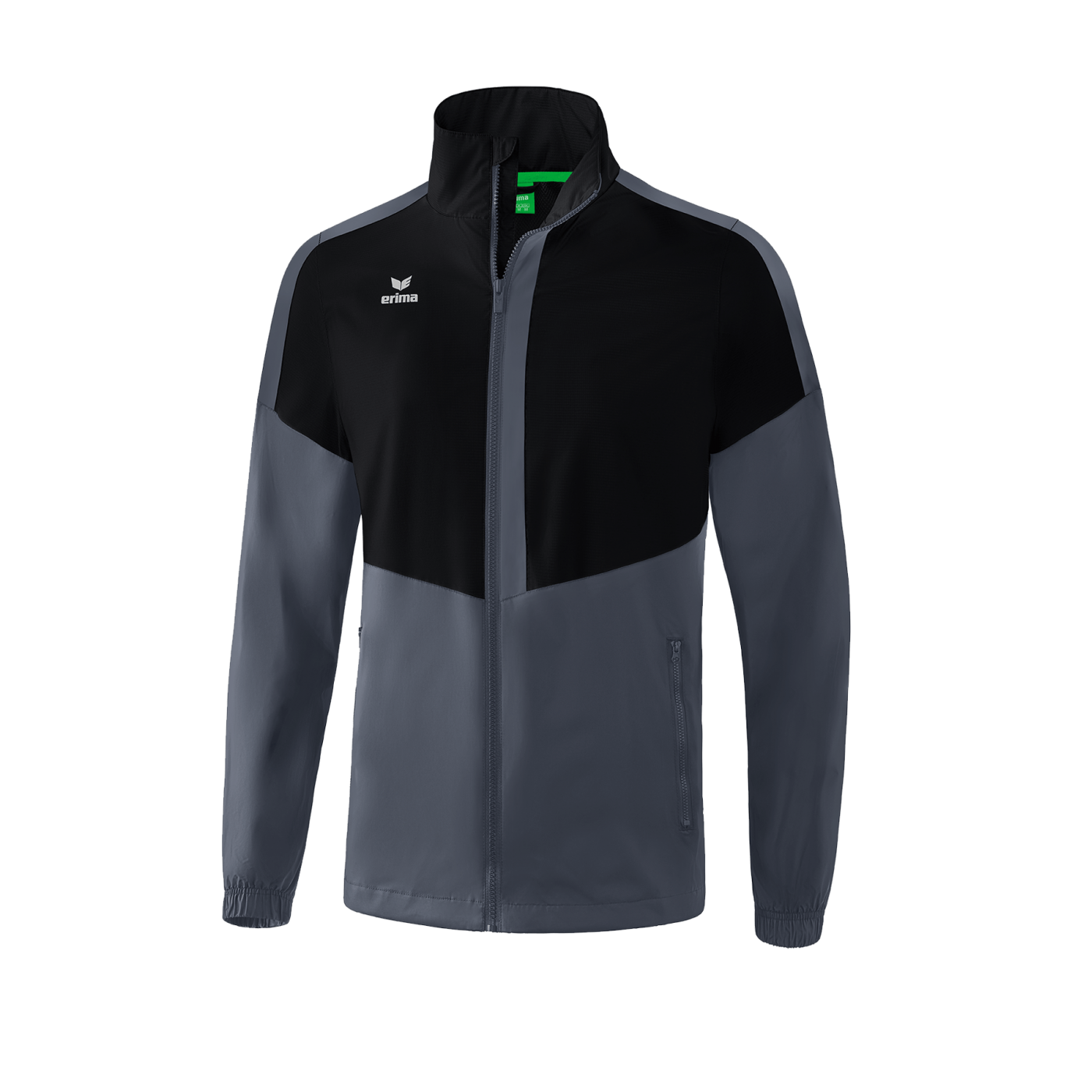 Erima Squad Regenjacke Kids Schwarz Grau