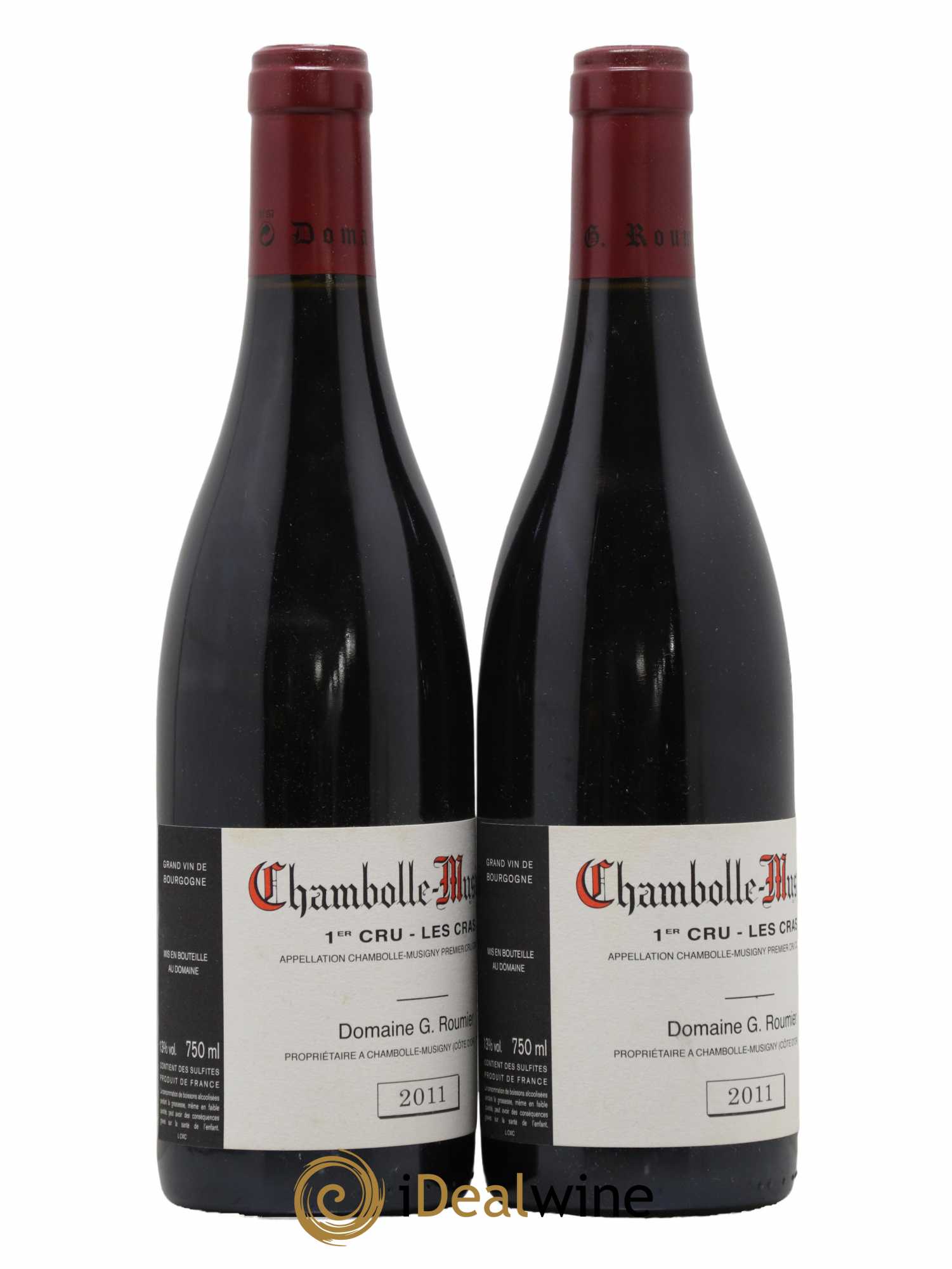 Chambolle-Musigny 1er Cru Les Cras Georges Roumier (Domaine)  2011 - Lot de 2 Bouteilles