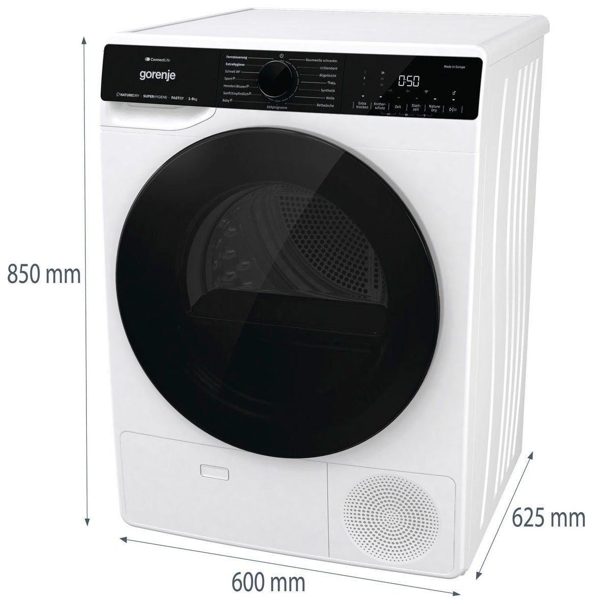 GORENJE Wärmepumpentrockner DPNA 93W, 9 kg