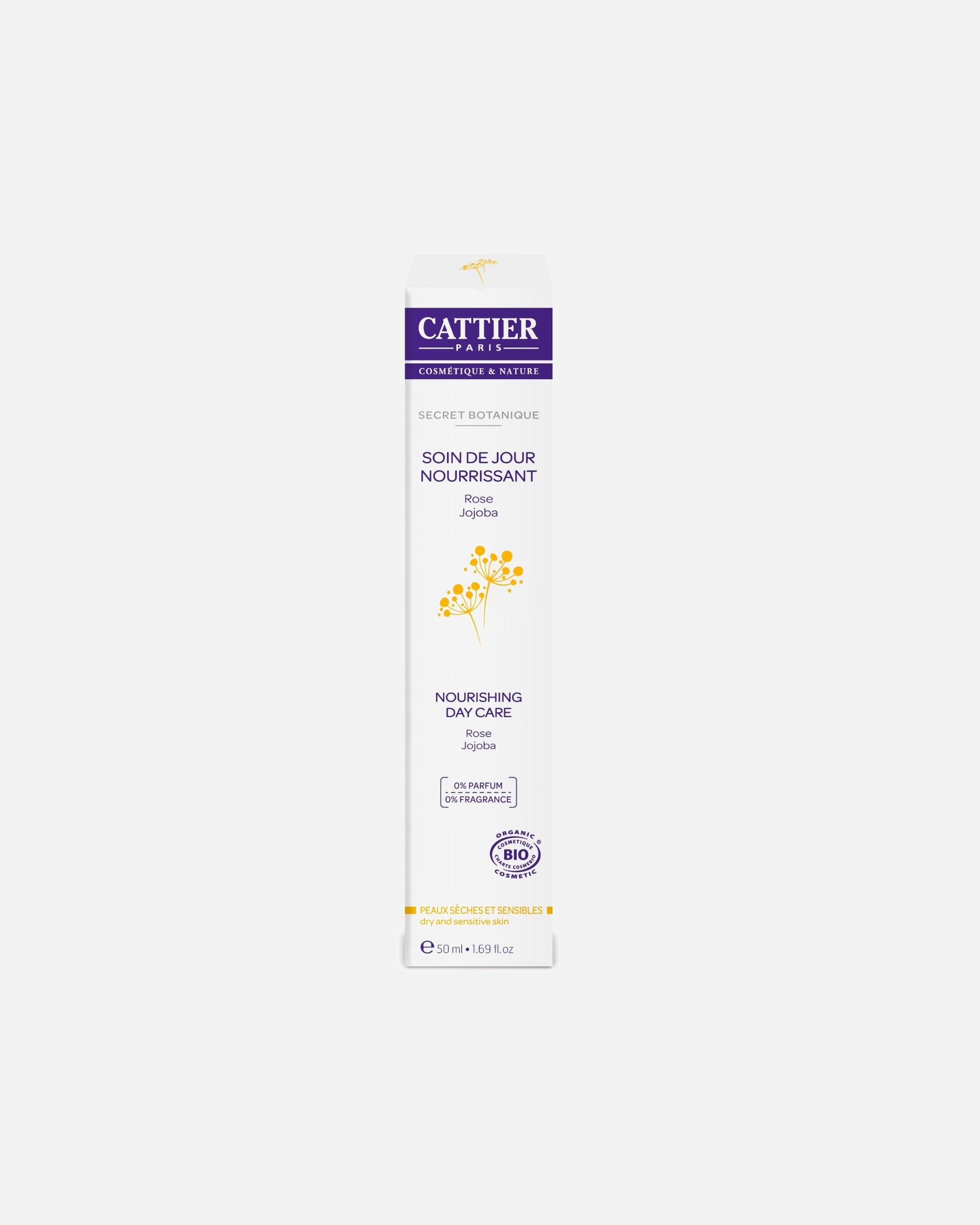 Cattier Výživný denný krém - Botanical Secret - Suchá pleť - 50 ml