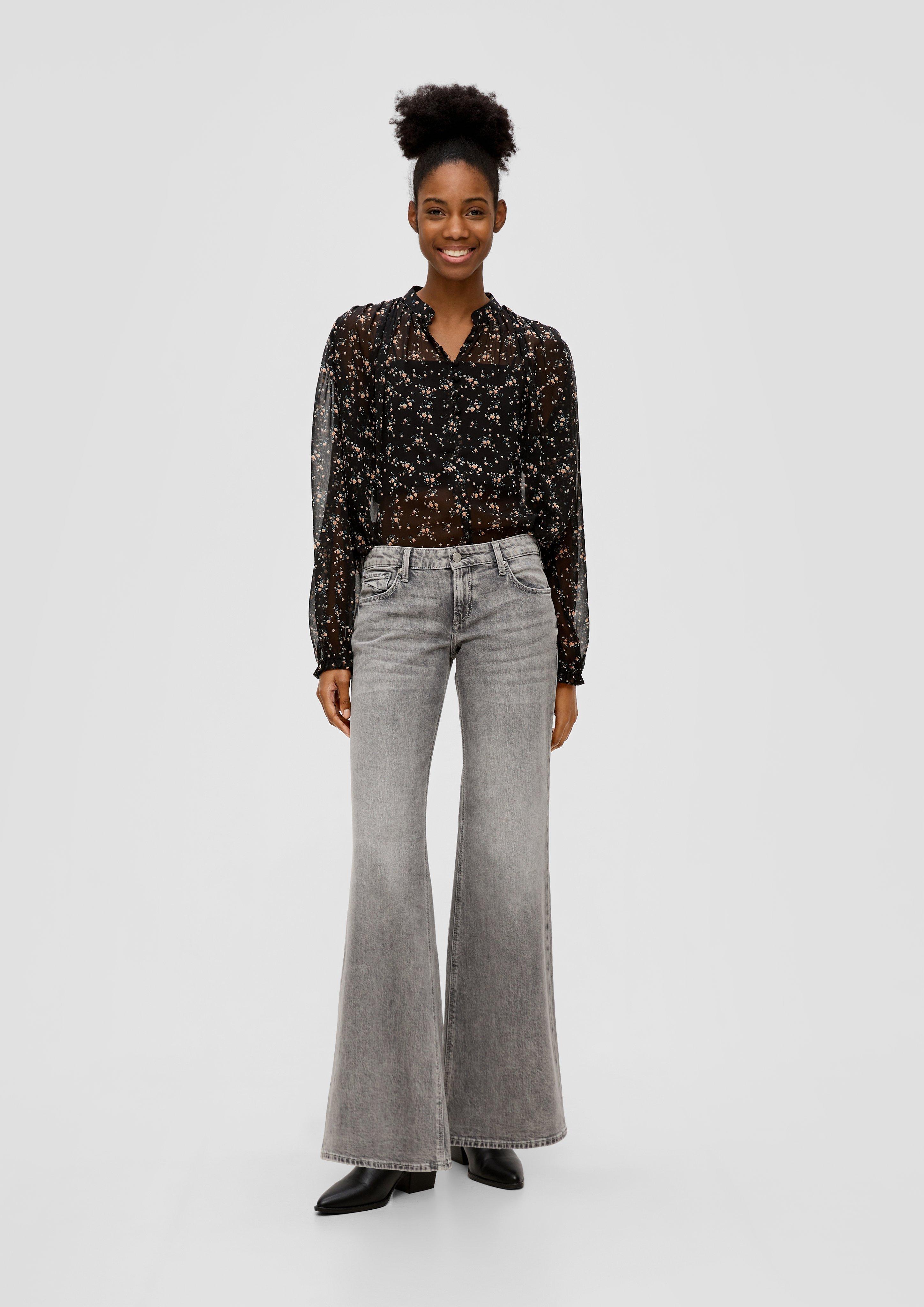 Jeans Catie / Slim Fit / Low Rise / Wide Leg / Baumwollmix  2143364-93Z7