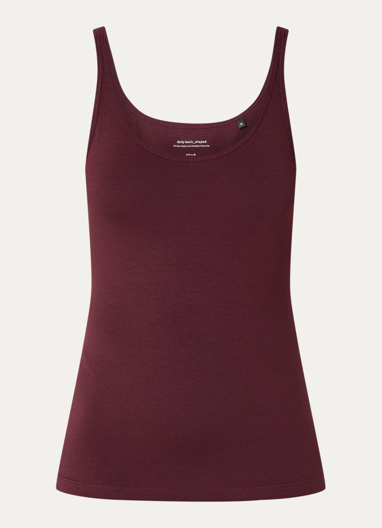 OPUS Ina tank top with stretch