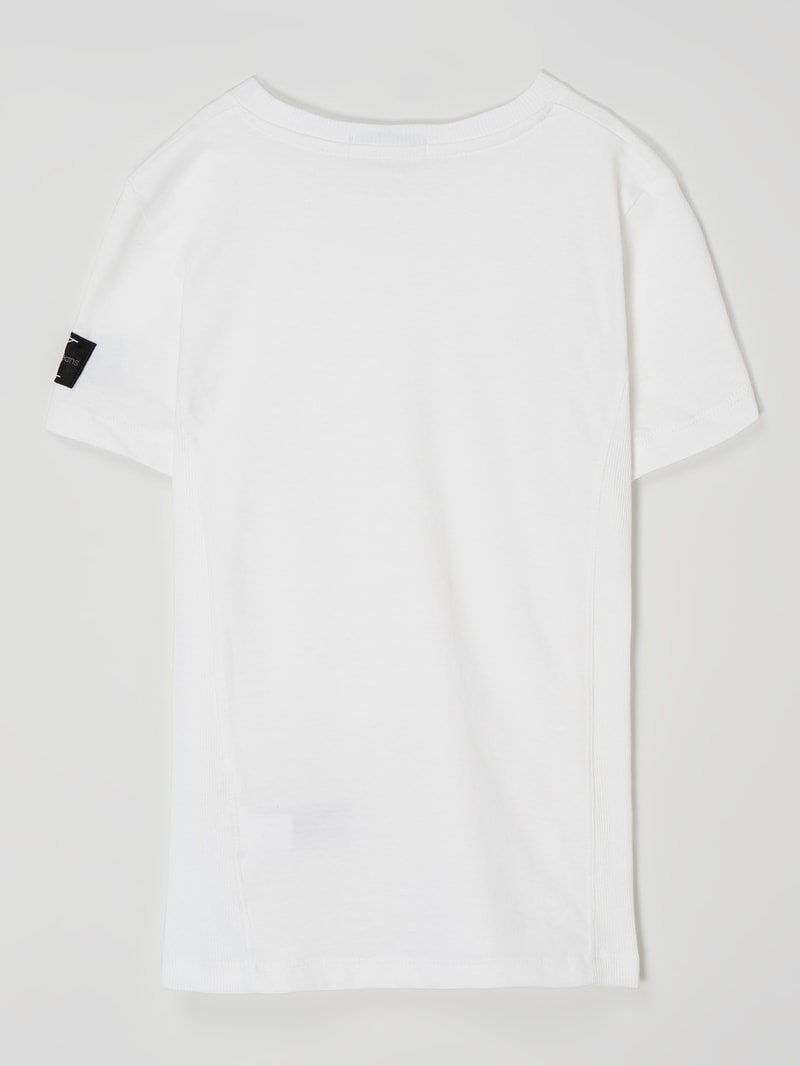 T-Shirt aus Baumwolle in weiß
