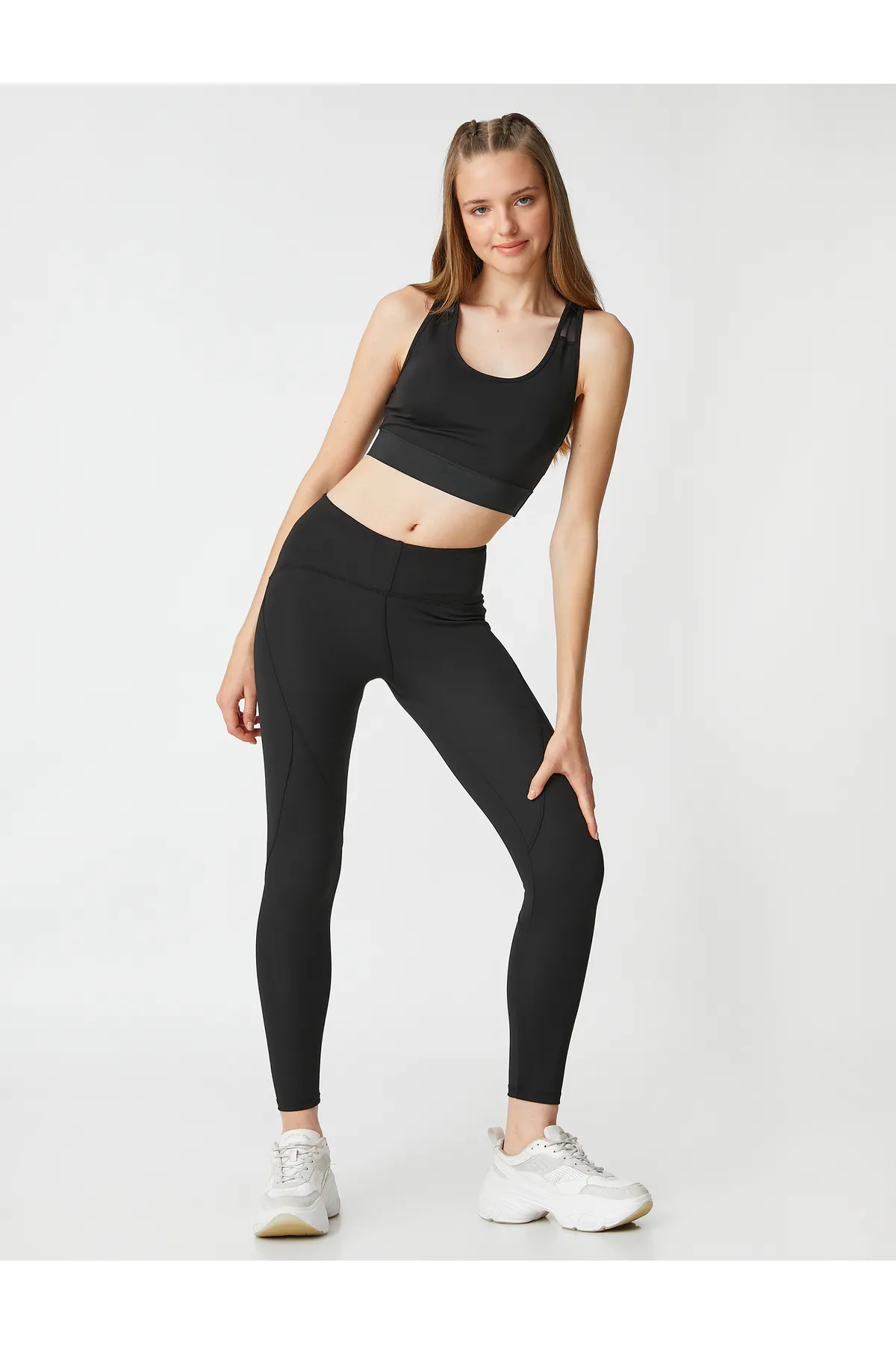 Koton  Sporttights mit normaler Taille und Nahtdetails