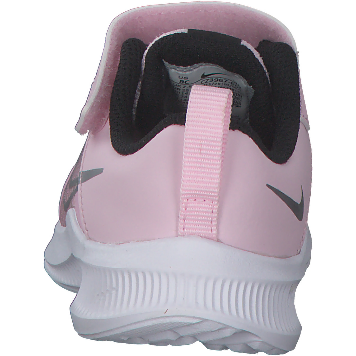 Nike Downshifter 11 CZ3967, Halbschuhe (Kinder), Kinder, pink foam/metallic silver-blac